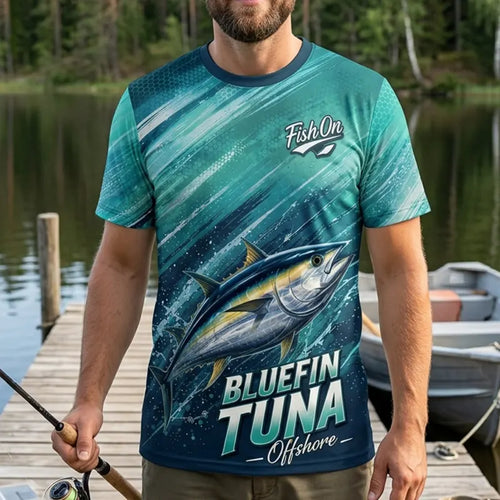 Bluefin Tuna Ocean Wave T-Shirt