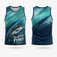 Bluefin Tuna Ocean Wave Tank Top