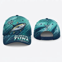 Bluefin Tuna Ocean Wave Trucker Hat
