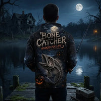 Bone Catcher Halloween Fishing Hoodie
