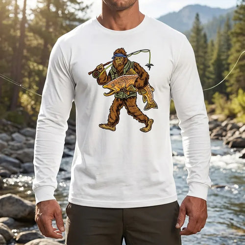 Brown Trout River Fishing Sweater