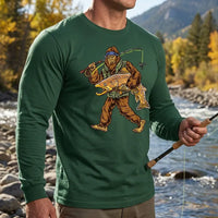 Brown Trout River Fishing Sweater