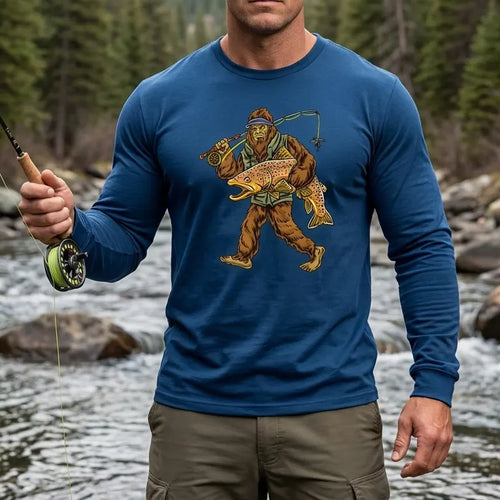 Brown Trout River Fishing Sweater
