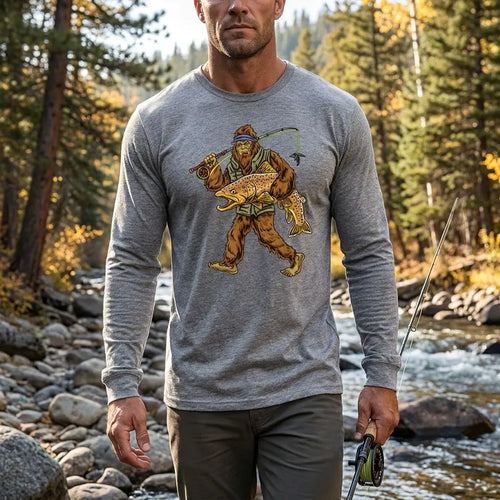 Brown Trout River Fishing Sweater