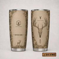 Built For The Hunt Deer Skull 20oz Skinny Tumbler