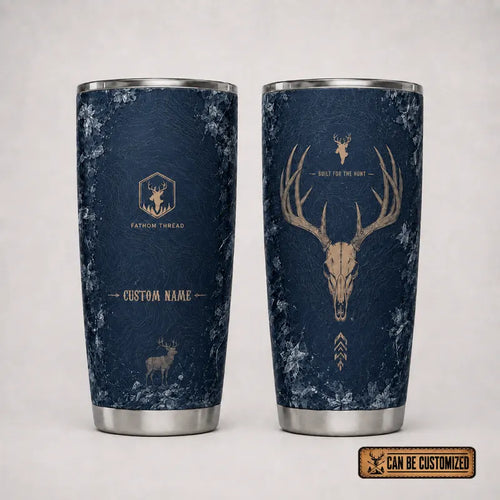 Built For The Hunt Deer Skull 20oz Skinny Tumbler