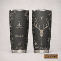 Built For The Hunt Deer Skull 20oz Skinny Tumbler
