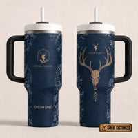 Built For The Hunt Deer Skull 40oz Handled Tumbler