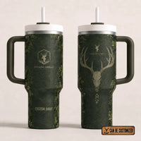 Built For The Hunt Deer Skull 40oz Handled Tumbler