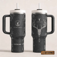 Built For The Hunt Deer Skull 40oz Handled Tumbler