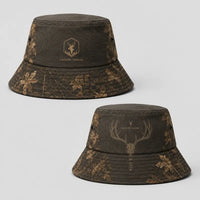Built For The Hunt Deer Skull Camo Bucket Hat
