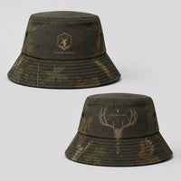 Built For The Hunt Deer Skull Camo Bucket Hat