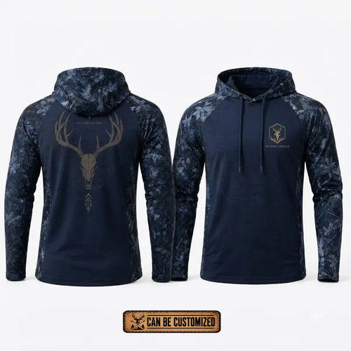 Built For The Hunt Deer Skull Camo Hoodie