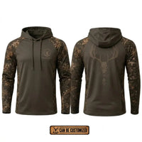 Built For The Hunt Deer Skull Camo Hoodie