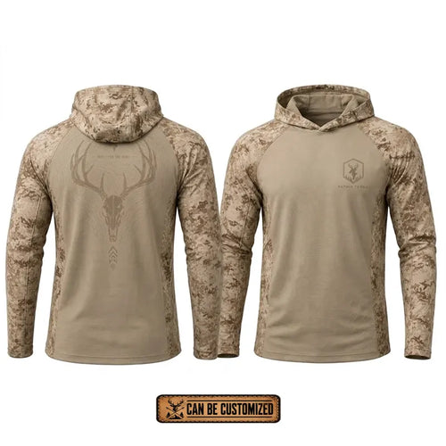 Built For The Hunt Deer Skull Camo Hoodie