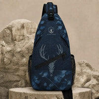 Built For The Hunt Deer Skull Camo Sling Bag