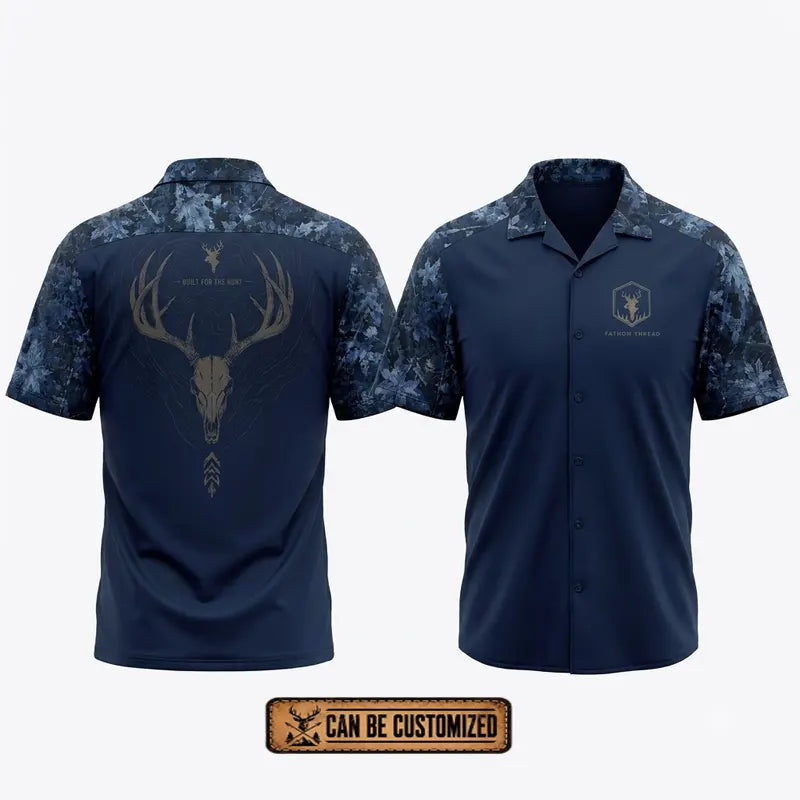 Built For The Hunt Deer Skull Hawaiian Shirt