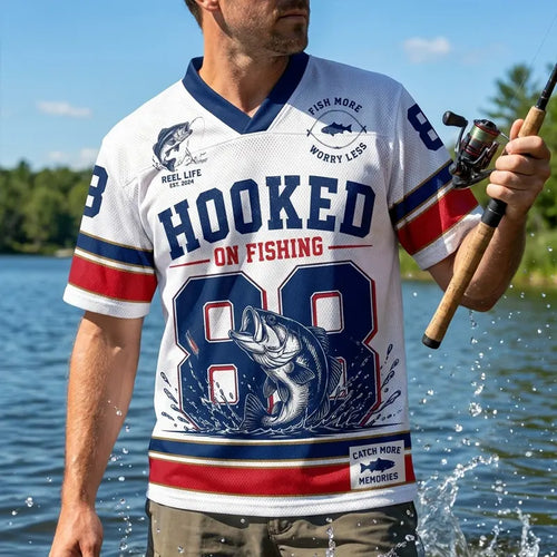 Built To Bass Reel It Hook It Land It Fishing Jersey