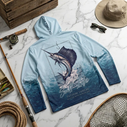 Built for Depth Made for Salt Ocean Fishing Hoodie