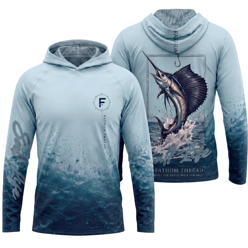Built for Depth Made for Salt Ocean Fishing Hoodie