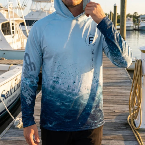 Built for Depth Made for Salt Ocean Fishing Hoodie