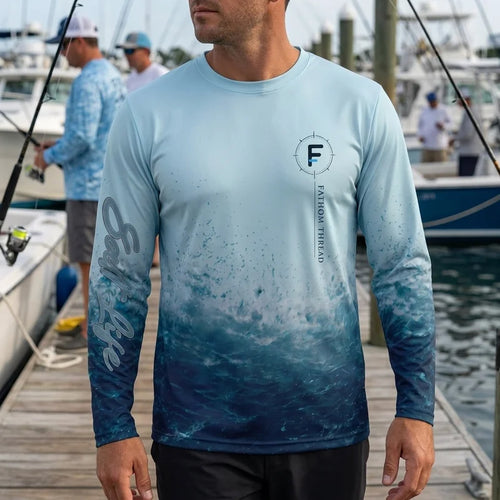 Built for Depth Made for Salt Ocean Fishing Long Sleeve Shirt