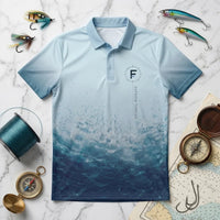 Built for Depth Made for Salt Ocean Fishing Polo Shirt