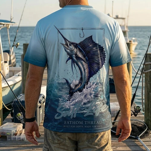 Built for Depth Made for Salt Ocean Fishing T-Shirt