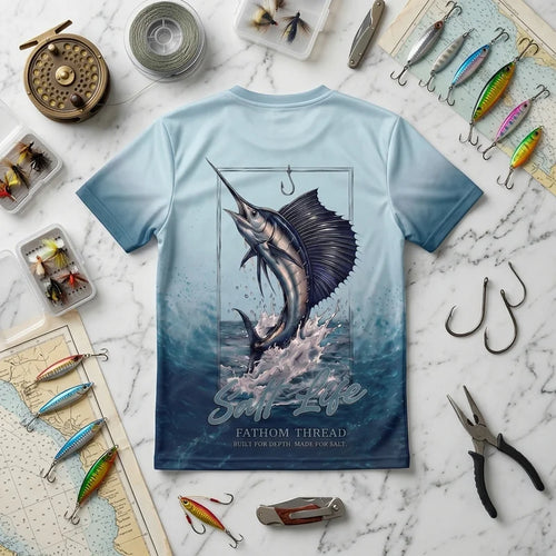 Built for Depth Made for Salt Ocean Fishing T-Shirt