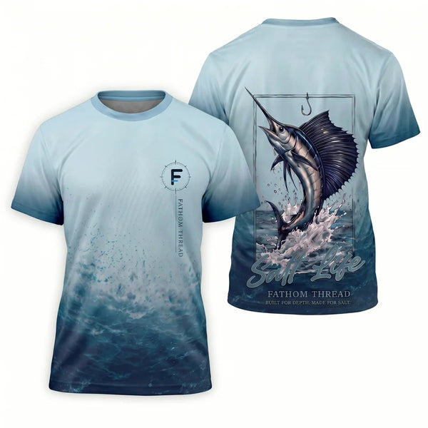 Built for Depth Made for Salt Ocean Fishing T-Shirt