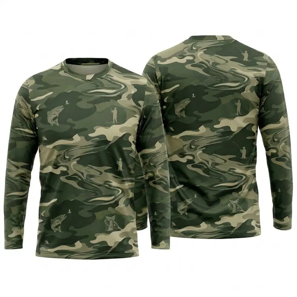 Camo Fishing Outdoor T-Shirt