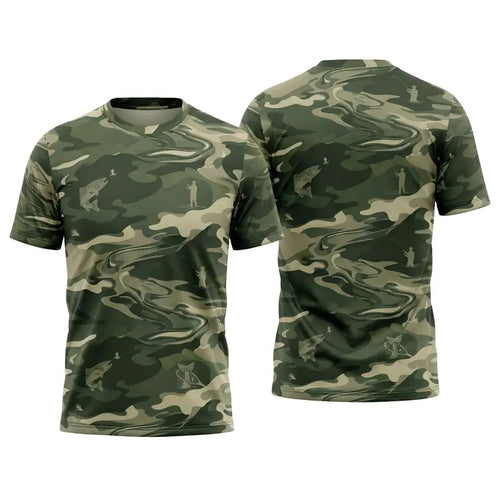 Camo Fishing Outdoor T-Shirt
