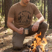 Camp Coffee Repeat Camping T-Shirt