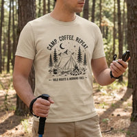 Camp Coffee Repeat Camping T-Shirt
