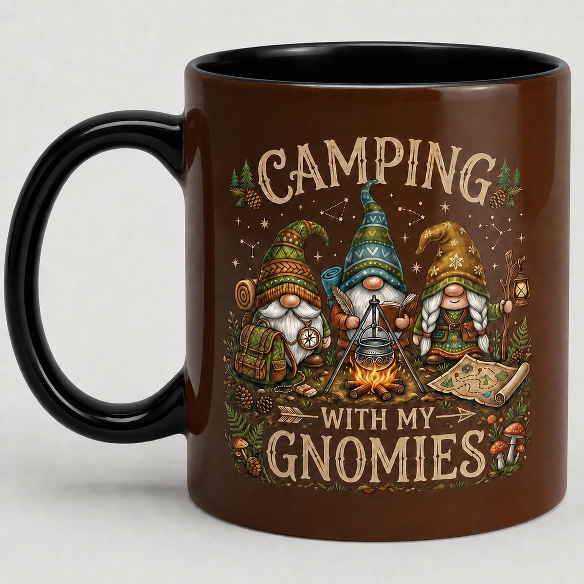 Camping With My Gnomies Camping Mug 2026
