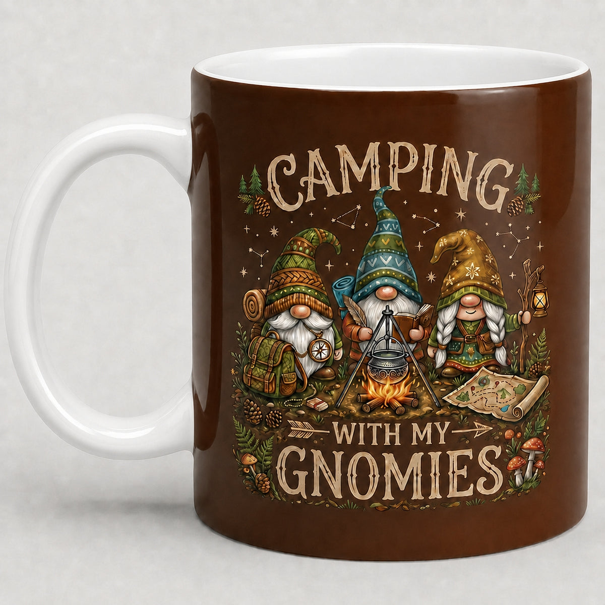Camping With My Gnomies Camping Mug 2026