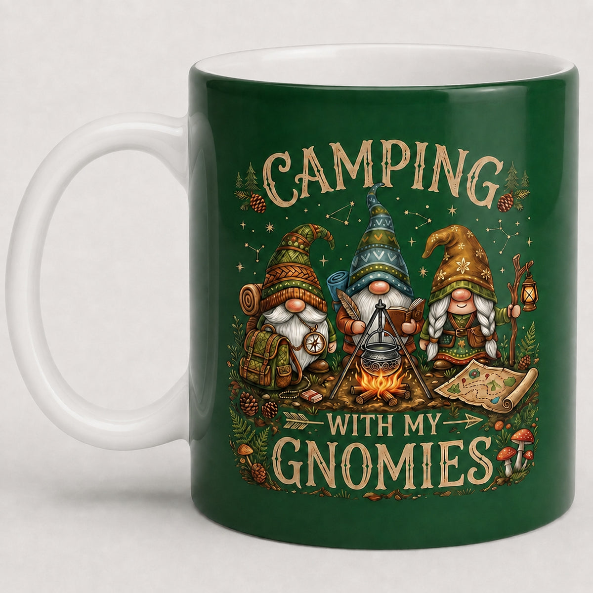 Camping With My Gnomies Camping Mug 2026