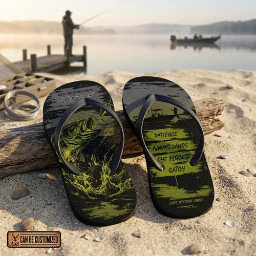 Cast Beyond Limits Fishing Flip Flops