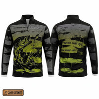 Cast Beyond Limits Fishing Zip Long Sleeve Shirt