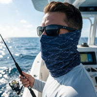 Cast Hard Live Free Bass Fishing Neck Gaiter