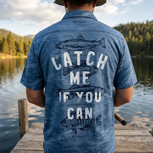 Catch Me If You Can Fishing Hawaiian Shirt