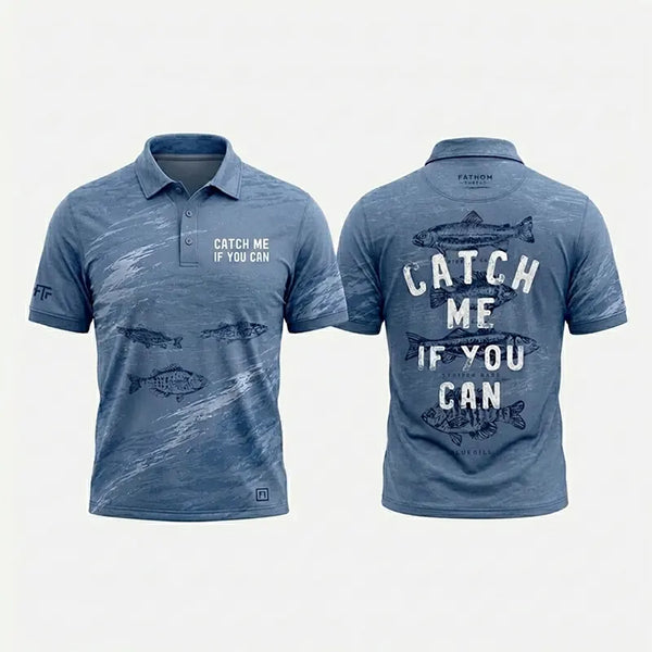 Catch Me If You Can Fishing Polo Shirt 2026