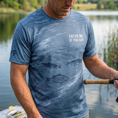 Catch Me If You Can Fishing T-Shirt