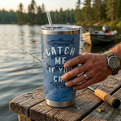 Catch Me If You Can Fishing Tumbler