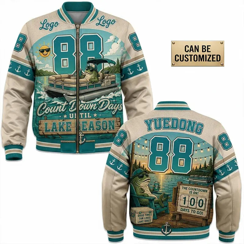 Count Down Days Until Lake Season Bomber Jacket