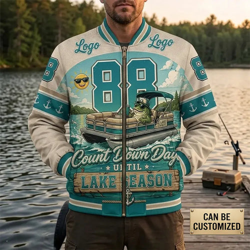 Count Down Days Until Lake Season Bomber Jacket
