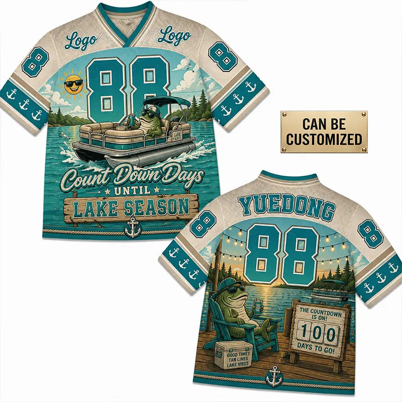 Count Down Days Until Lake Season Jersey