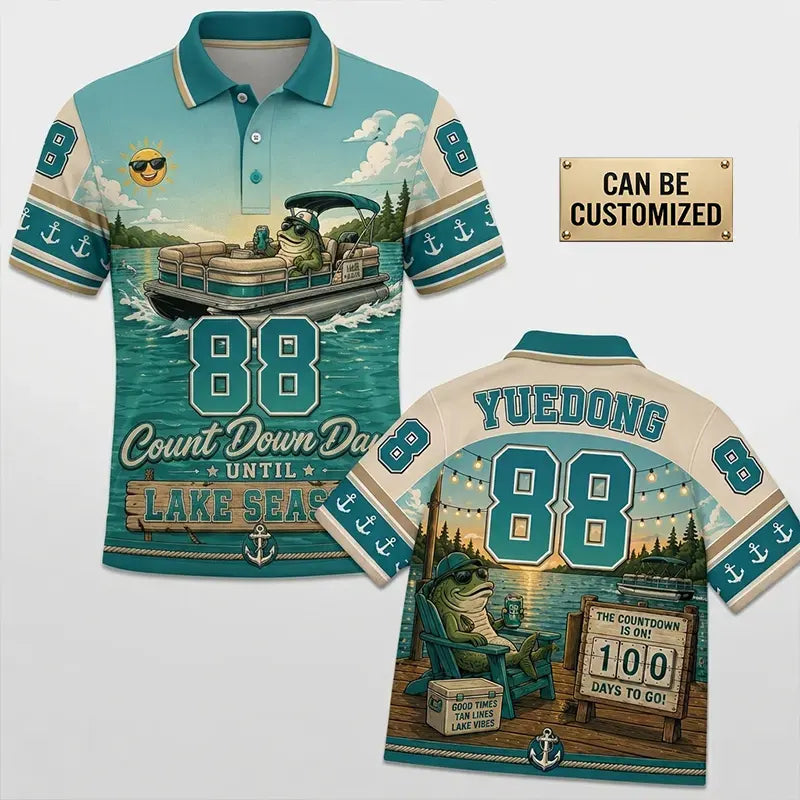 Count Down Days Until Lake Season Polo Shirt