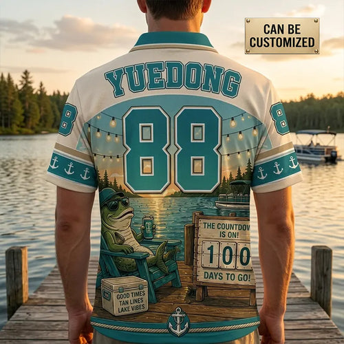 Count Down Days Until Lake Season Polo Shirt