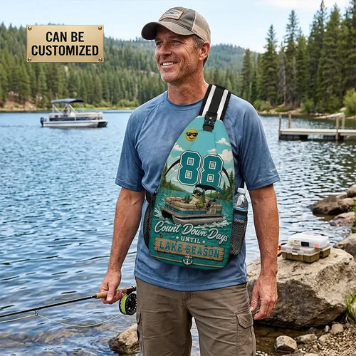 Count Down Days Until Lake Season Sling Bag